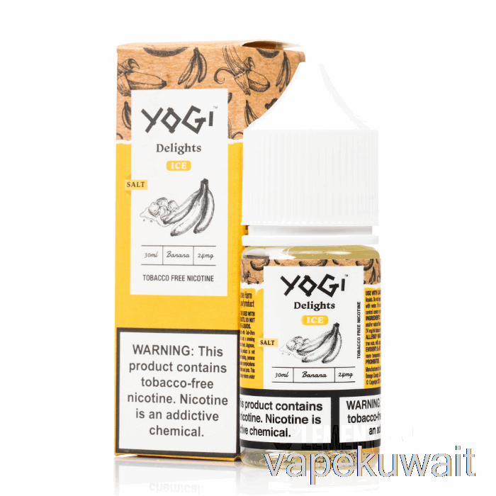 أملاح الموز المثلجة - متعة يوغي - 30 مل 24 ملغ نظام جراب Vape